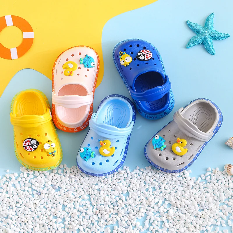 
ITEC summer new boy sandal girl slipper baby soft toddler shoe hole slide PVC beach garden shoe child cheap factory clog kid 