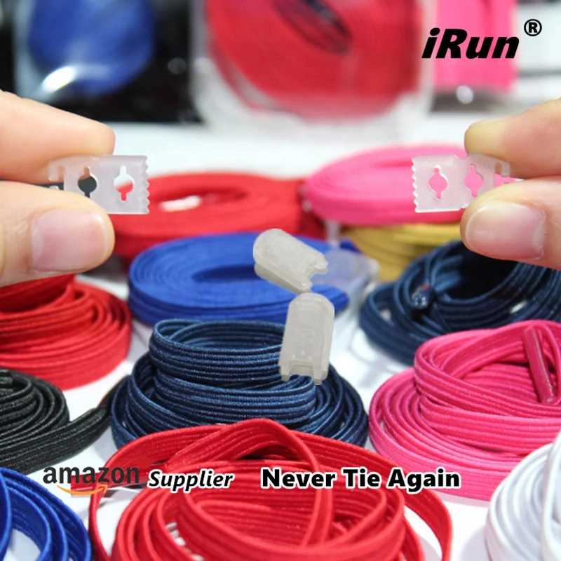  IRun нескользящие шнурки для бега рабочая обувь синие плоские эластичные шнурки-ленивые незавязанные с якорем-принимаем заказы на заказ