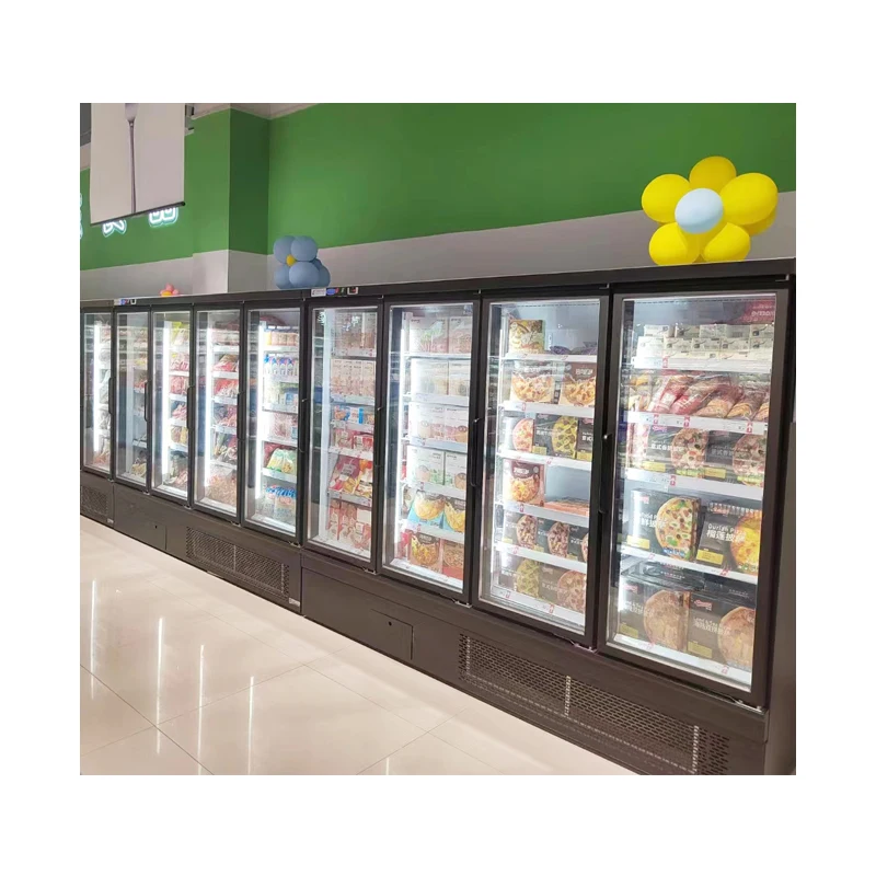 Congelador Vertical four Glass Door Refrigerator Freezers 3 doors beverage refrigerated display cabinets cooler showcase