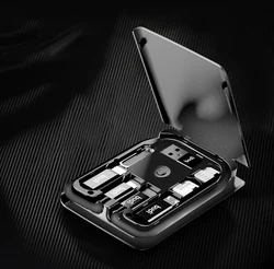 Лидер продаж беспроводное зарядное устройство budi 5 Вт usb-кабели набор для SIM-карт чтения памяти держатель телефона светодиодная подсветка В многофункциональном зарядном