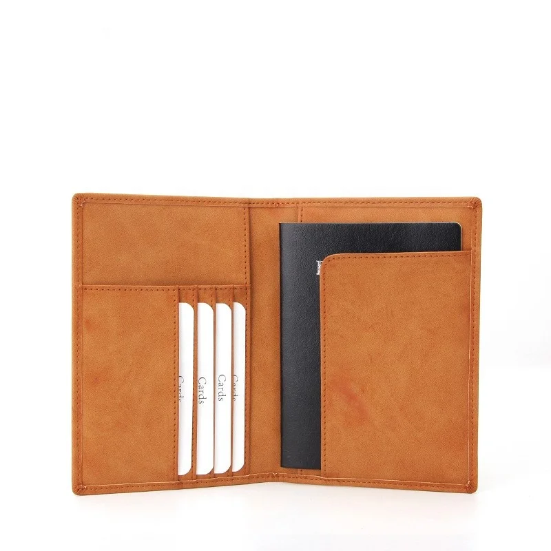 Passport Credit Card Holder Pu Leather RFID Wallet For Men