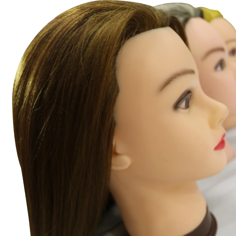 Искусственная голова химическое волокно и распределение практики волосы go модель макияж искусственная