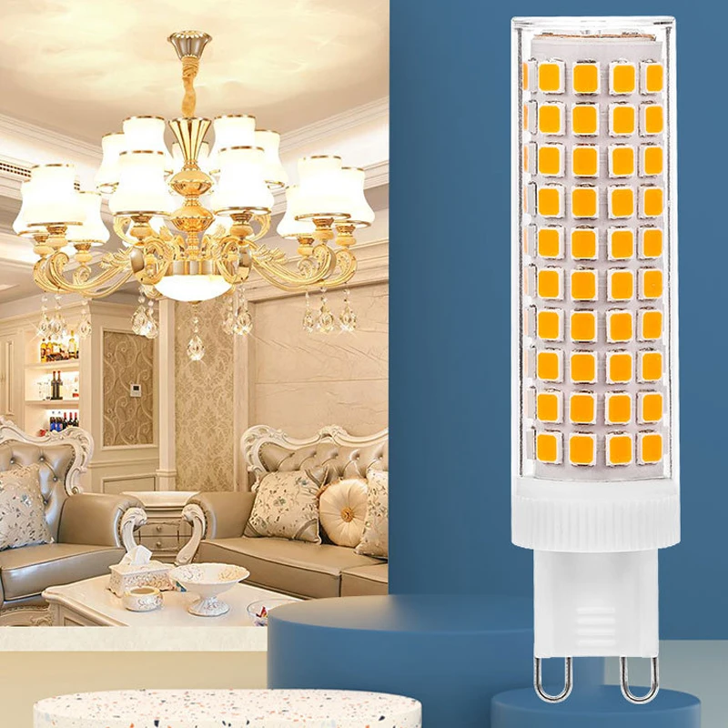 Маленькая лампа высокой яркости AC120V/230V 1000lm SMD2835 9W светодиодная g9