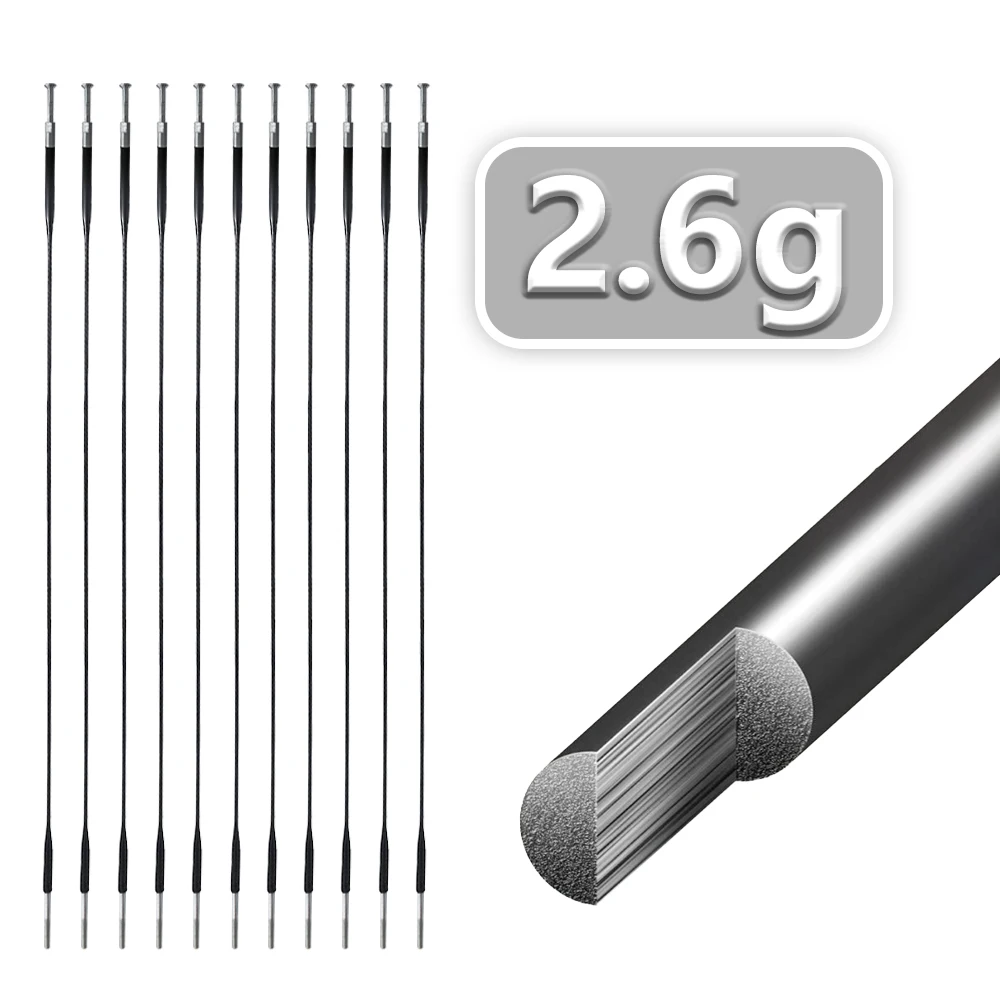 Ultra-Light Carbon Spokes for MTB and Road Bicycle Wheels Bicycle Spoke Straight Head Design Boost Riding Performance