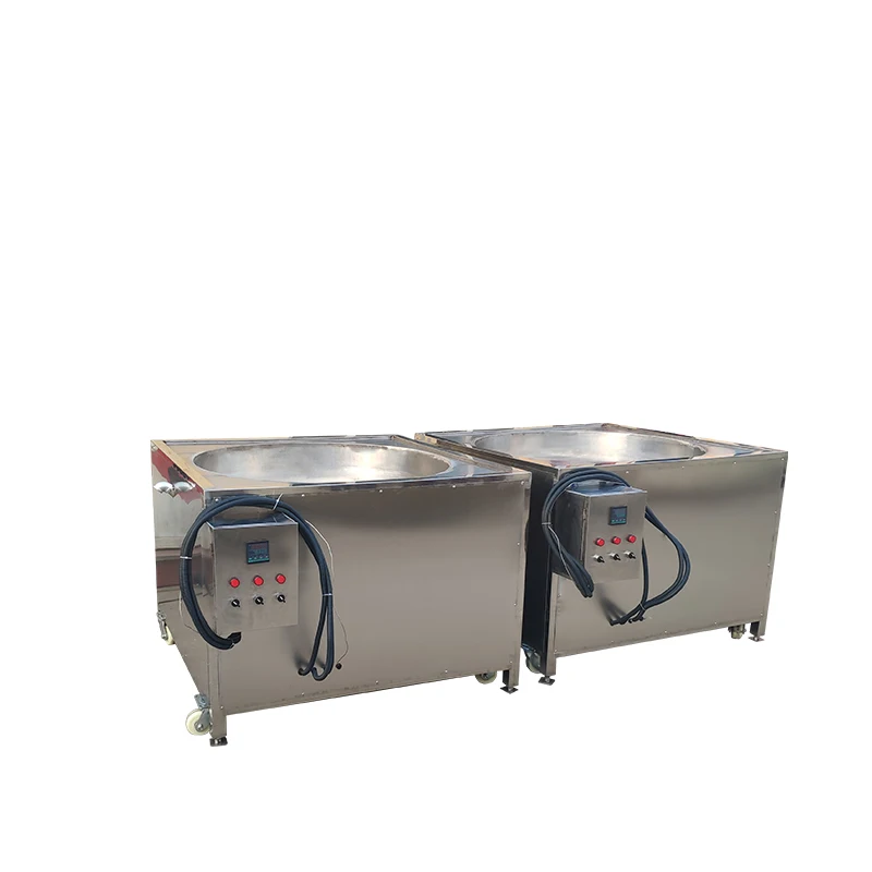 
Gas fryer with heat control lpg deep valve 