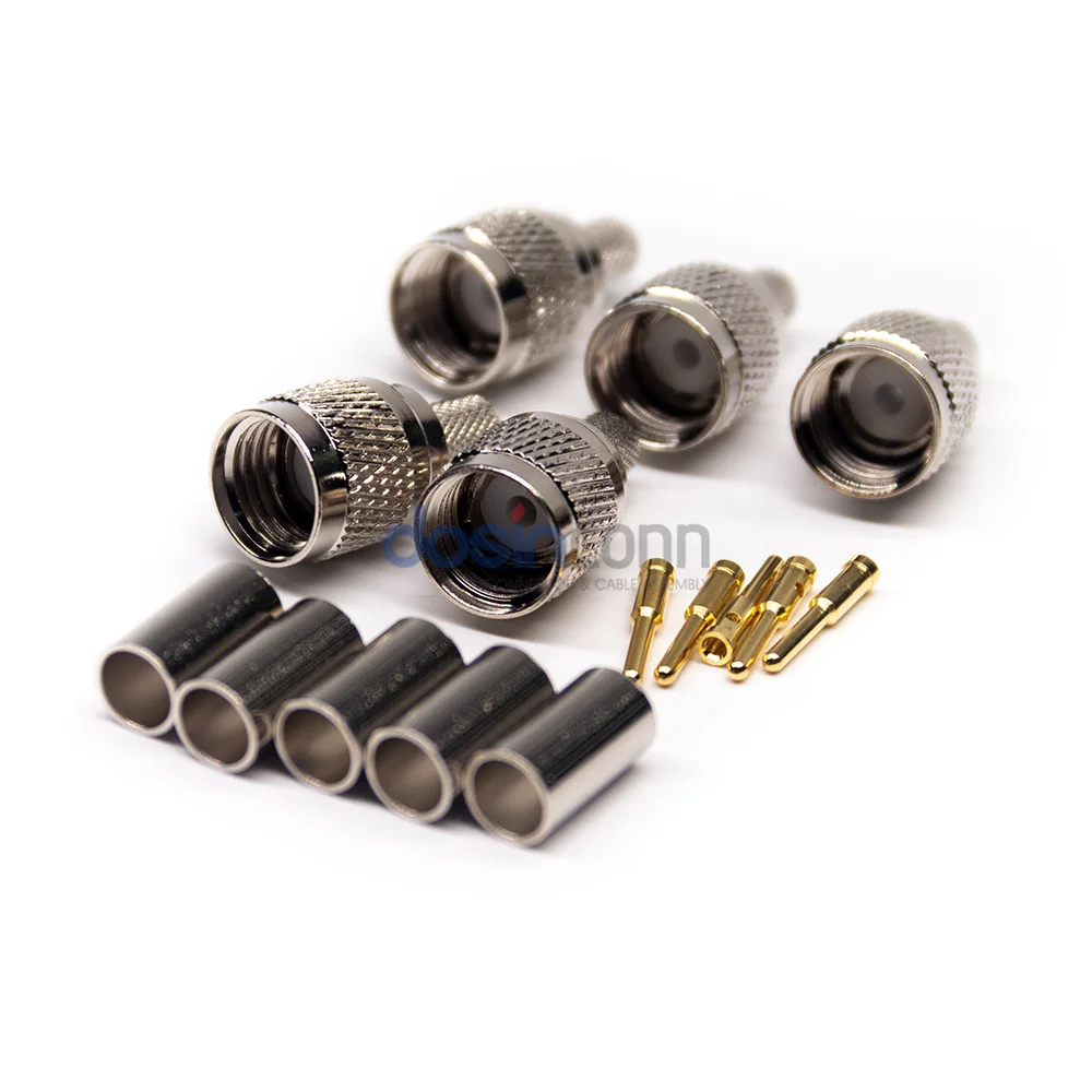 Straight RF Coaxial Coax Male Plug Mini UHF Connector Specifications