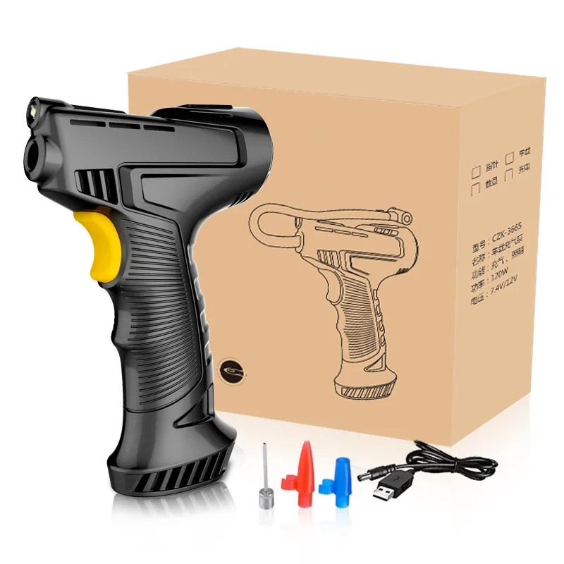 Air pump for wireless charging vehicle-mounted car hand-held air pump Electric portable tire air pump for car