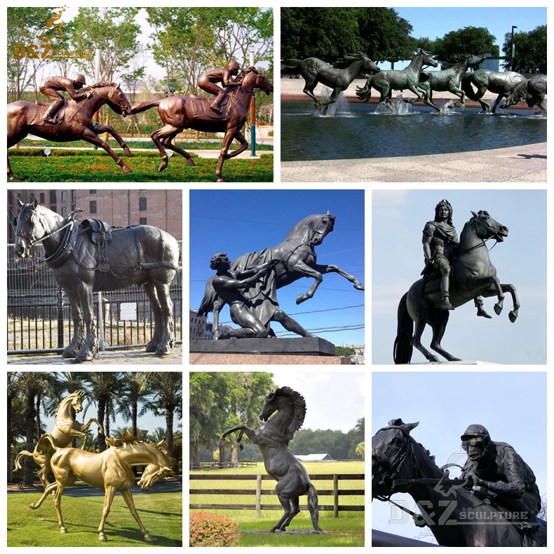 horse statues
