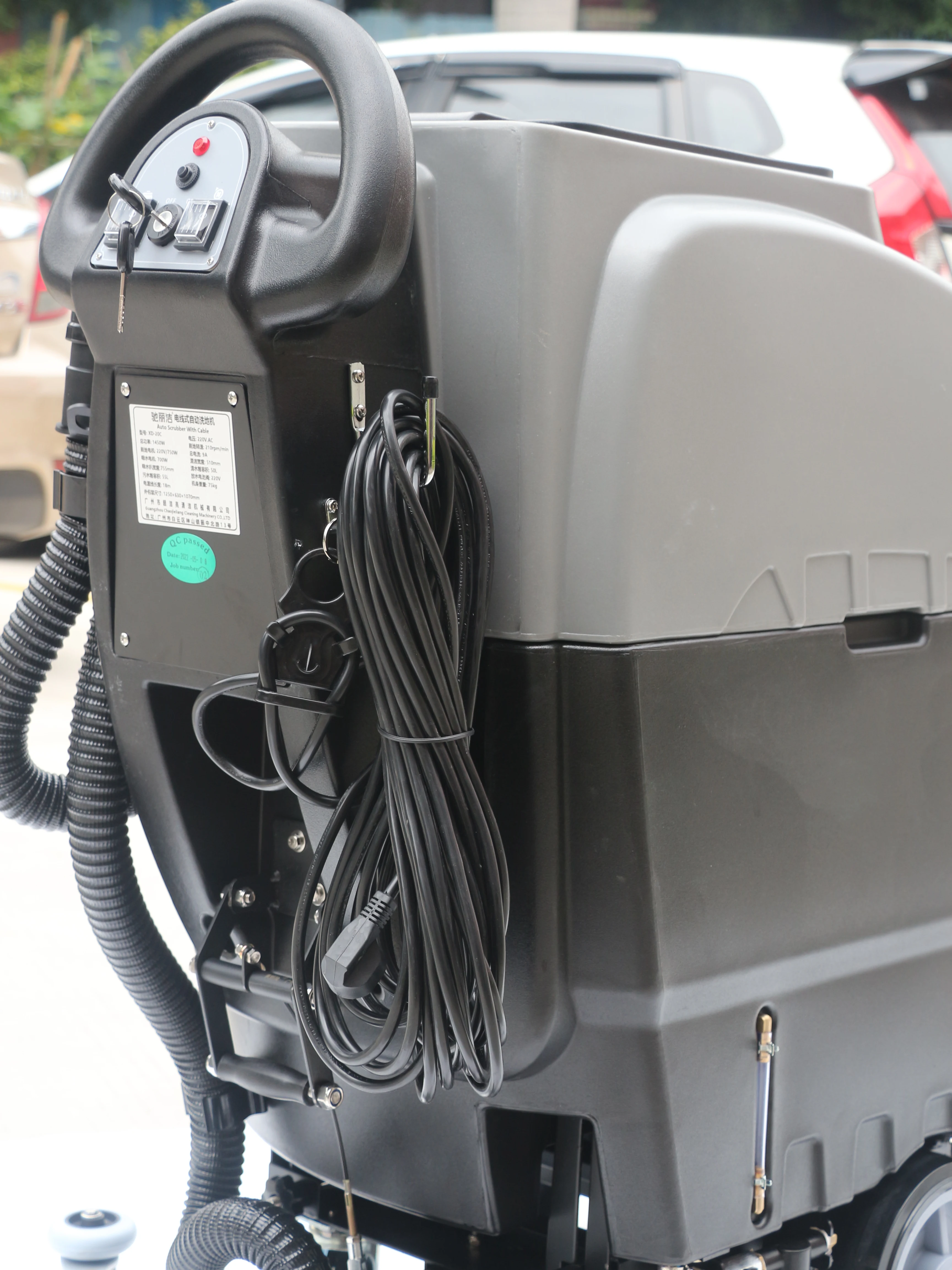 XD-20C auto scrubber with cable auto scrubber floor cleaning machine floor cleaning machine scrubber road cleaning machine