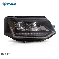 Vland Factory Wholesales Front Car Lamp Full Led Head Light 2011 2012 2013 2014 2015 Headlights For Volkswagen Caravelle T5