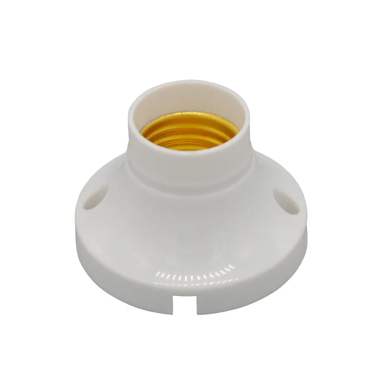 manufacturers wholesale E27 63mm PP plastic aluminum inner circle household lamp holder