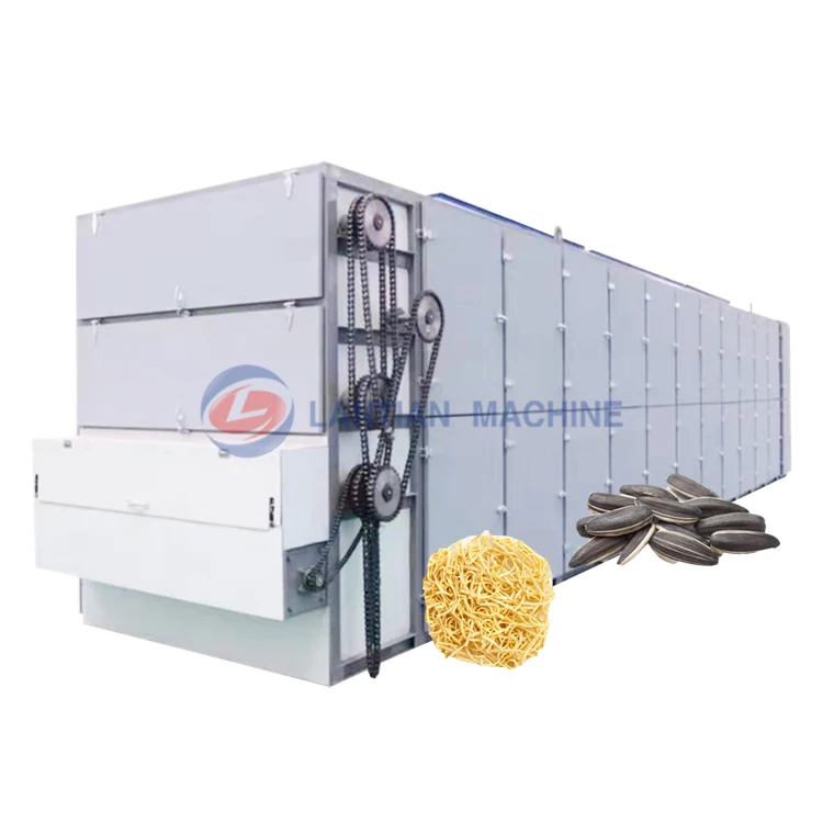 Diameter 1 m*16 m length conveyor tunnel sunflower seeds dryer tunnel dryer price pasta conveyor belt dryer