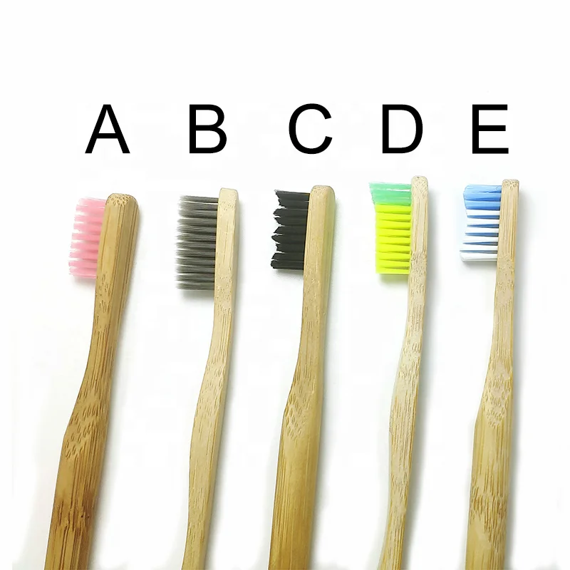 2021 newest  Charcoal Organic Bamboo Carbon ToothBrush Natural Soft Toothbrush