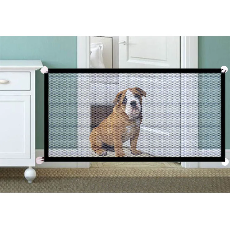 
Pet Fence Transparent Balcony Protective Fence Isolation Net Foldable Convenient Dog Fence 