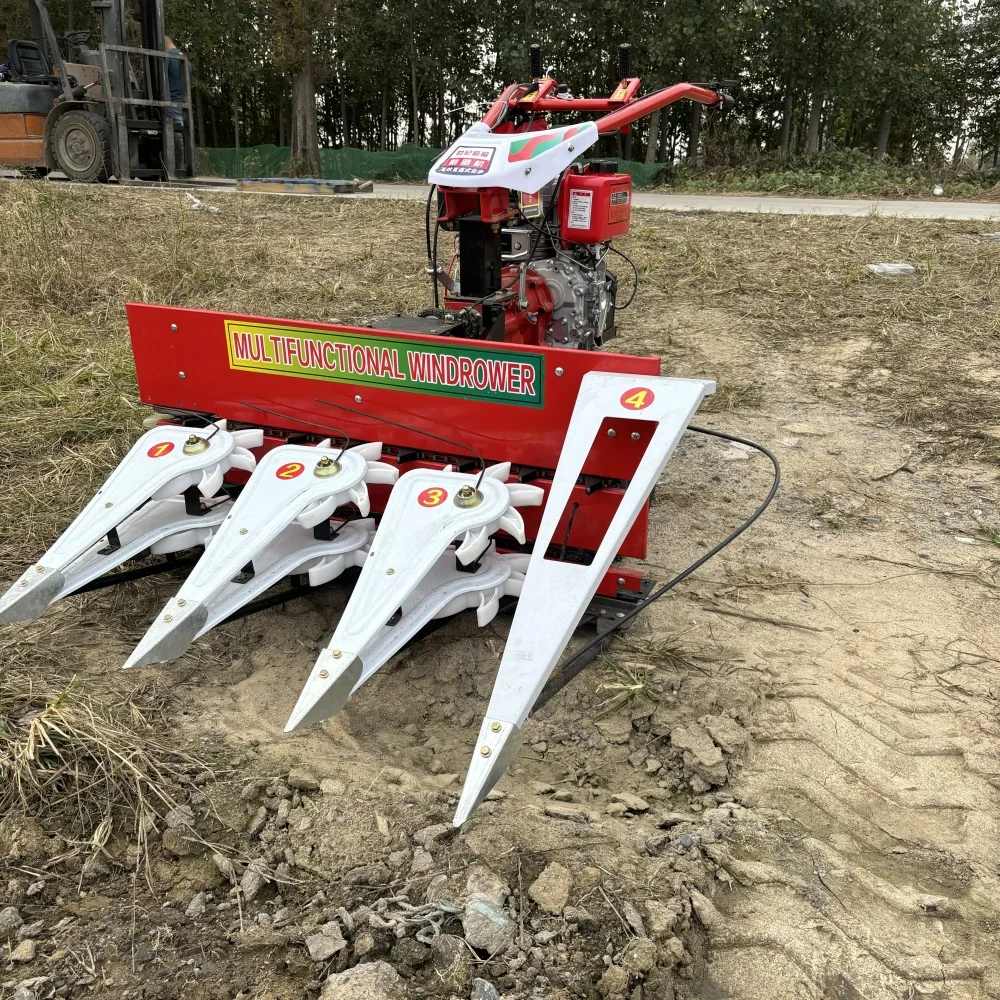Hot Selling High-Quality Designed Rice Harvester, Suitable For Rice Fields, Wheat, And Rice Harvesting Equipment