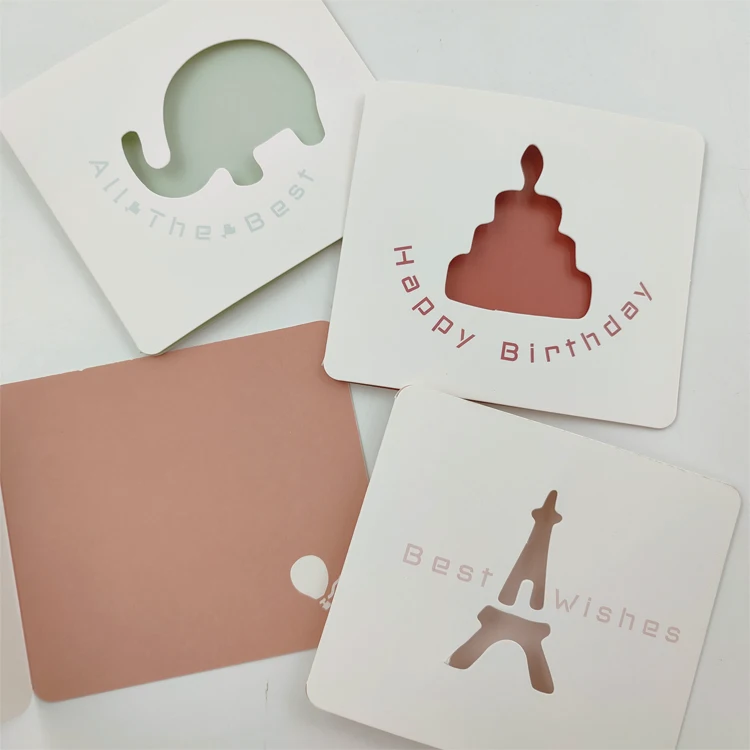 In Stock Luxury Wedding Invitation Birthday Christmas Valentine Festival Hollow Out Greeting Card With Envelope