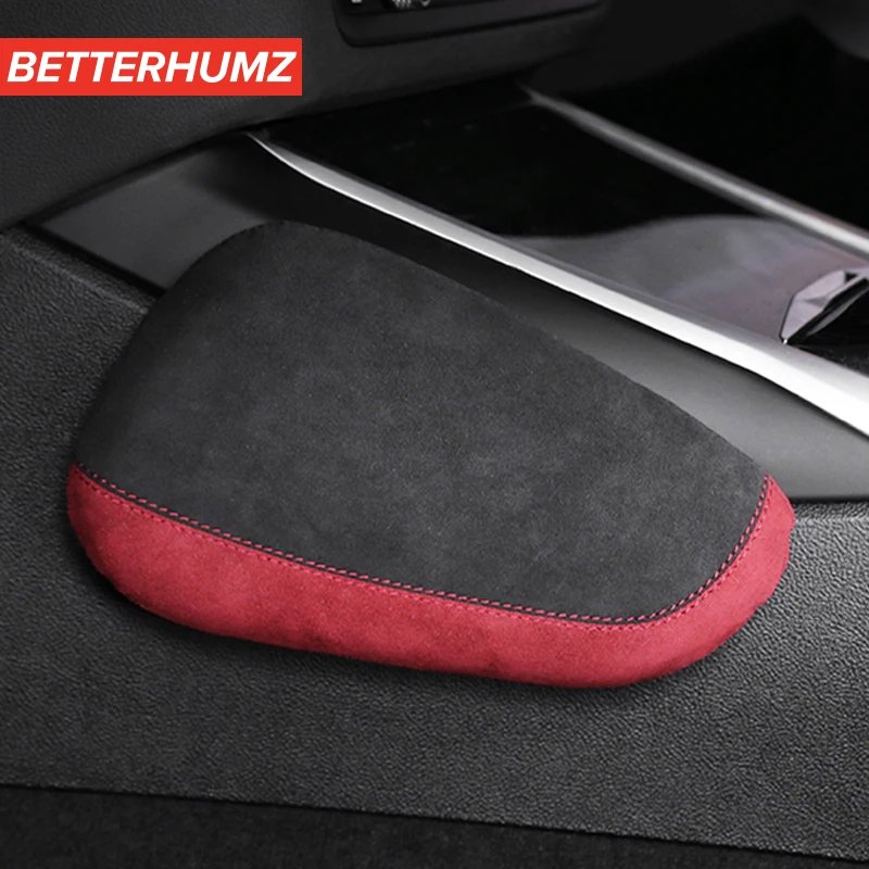  Betterhumz для BMW F20 F30 E46 E60 F10 F15 G30 E70 Универсальный Автомобильный наколенник алькантары подставка ног из пены с эффектом