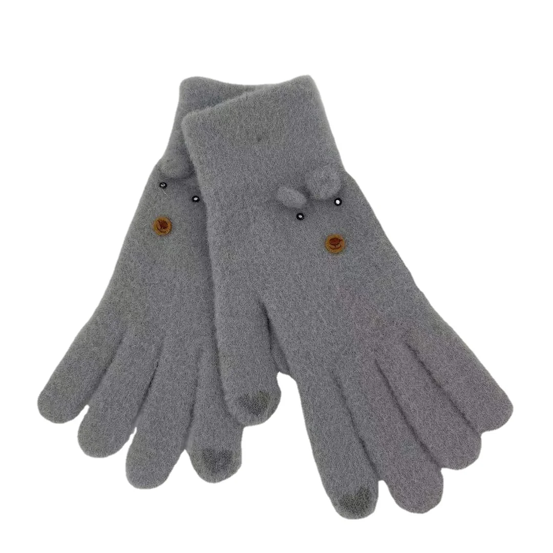 Hot Sell Winter Gloves Knitted Touch Screen Eco-Friendly Fine Workmanship knit winter gloves