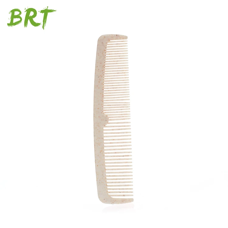 Wheat Straw Hotel Use Disposable Pocket Hair Comb