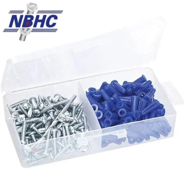 NBHC025AN Made in China manufacturers supply  Drywall Expansion Anchors Blue Conical  Anchor