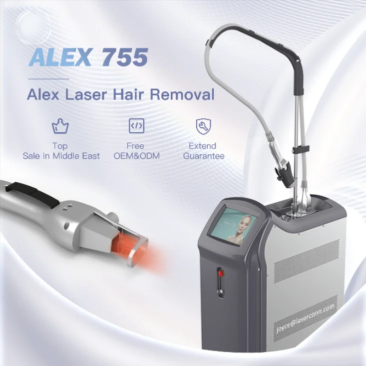 Clip Hair Removal Depilation Diode 755nm 1064nm Laser Hair Removal Alexandrite Laser Hair Device