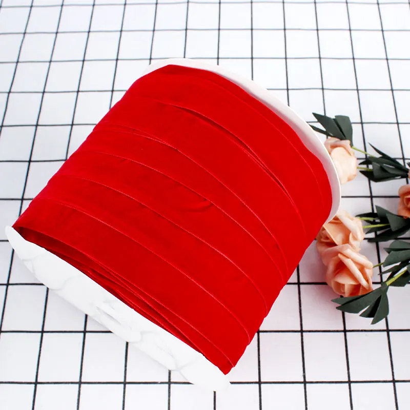 Factory wholesale velvet ribbon 25mm clothing decoration  hair bow gift printed ribbon roll