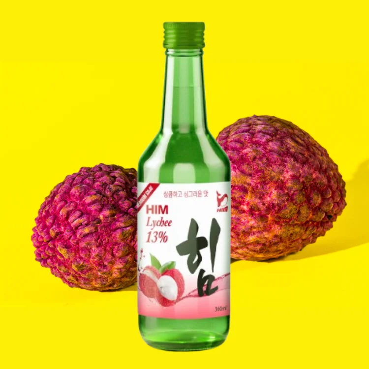 High Quality 12% Soju from Korea for Gatherings Traditional Korean Liqueur in a Glass Bottle Manufactured in Vietnam