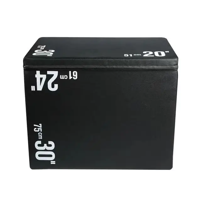 Direct Factory Sale 3-in-1 Soft Plyometric Jump Box for Gym Fitness Use