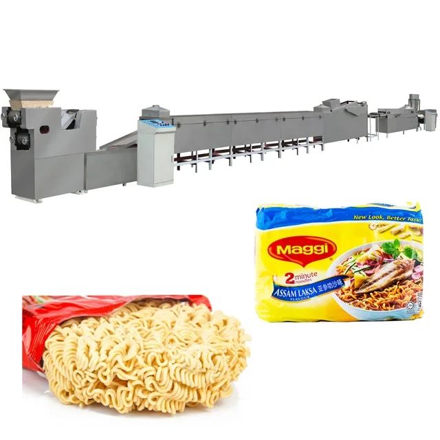 Industry fully automatic Fried Instant Noodles Manufacturing Plant wheat flour noodles making machine