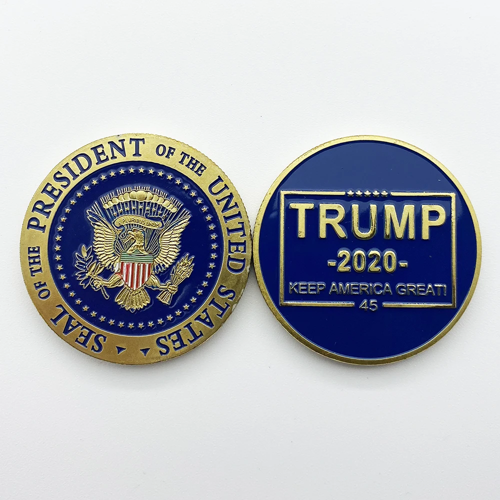  Изготовленный На Заказ 2019 2020 Новый american eagle цвета: золотистый серебристый Дональд Трамп