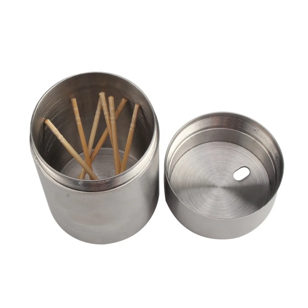 Toothpicks Holder Dispenser Stainless Steel