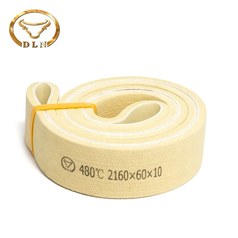 
High quality industrial para aramid seamless felt belt for aluminium extrusion handling system 