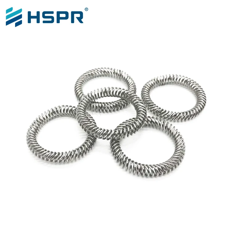Huihuang Factory Supply  OEM Elastic Stainless Steel Circle Oil Seal Circle Shape O ring Garter Spring