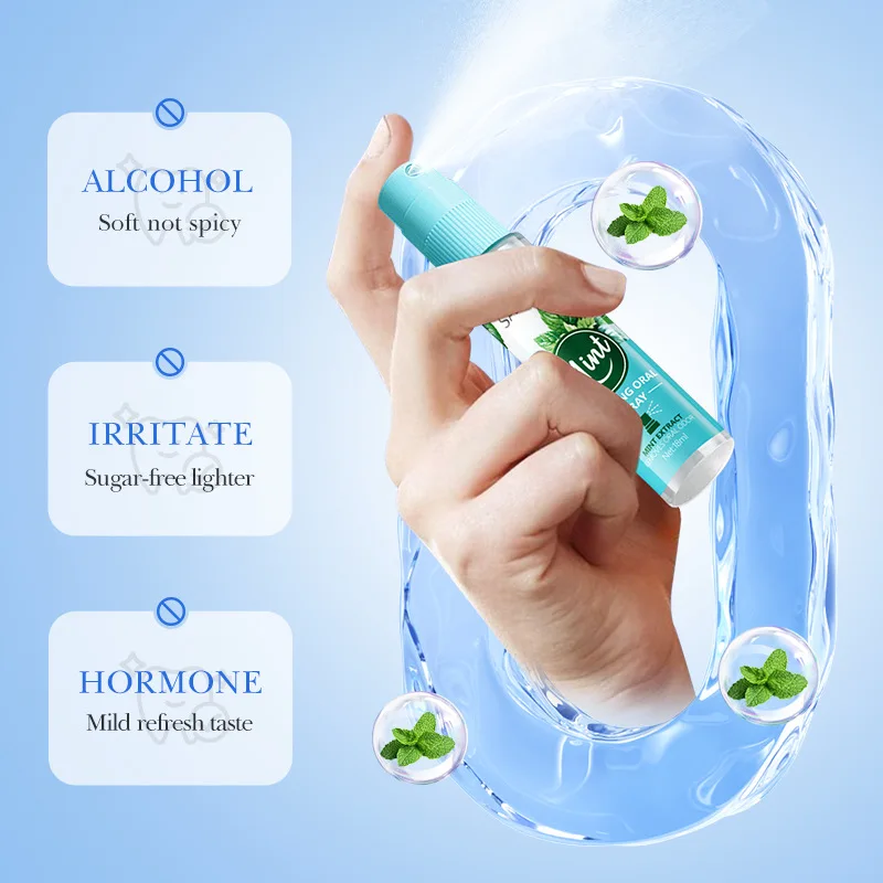Mint Lemon Peach Mouthwash Portable Oral Care Mouthwash