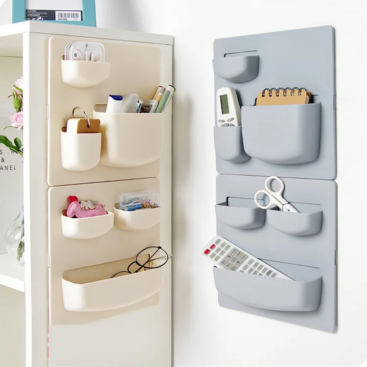 Multi-Purpose Household Paste Wall Rack Bathroom Wall Storage Rack Kitchen Holder Organizer Free Punch Wall Hanging Rack