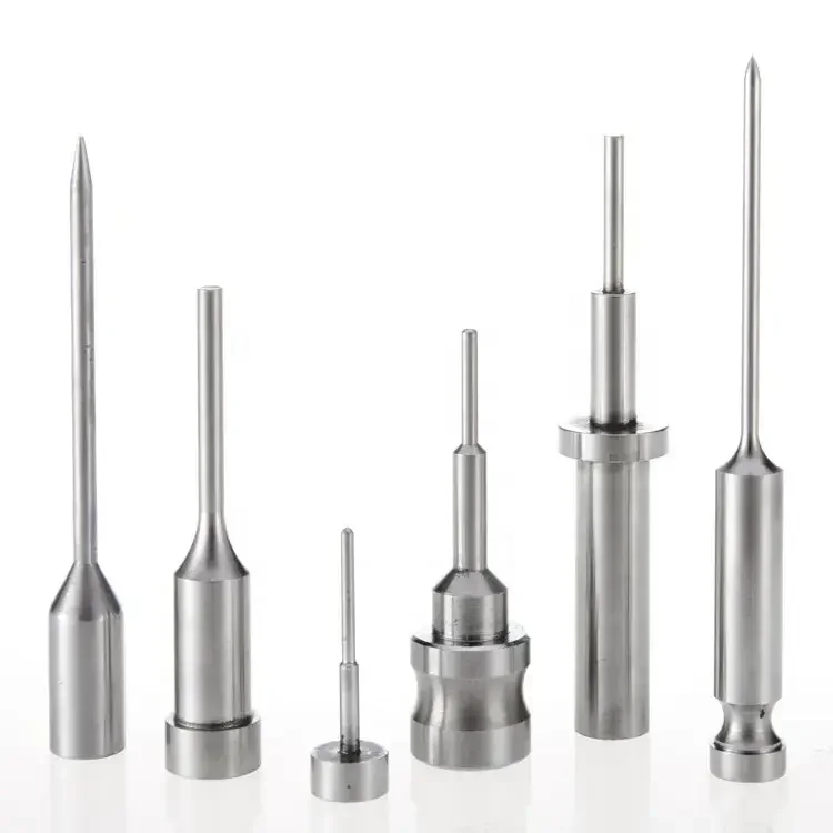 factory promotional high quality long life conical head  carbide roll pin punch die and bushing piercing tools punch mold