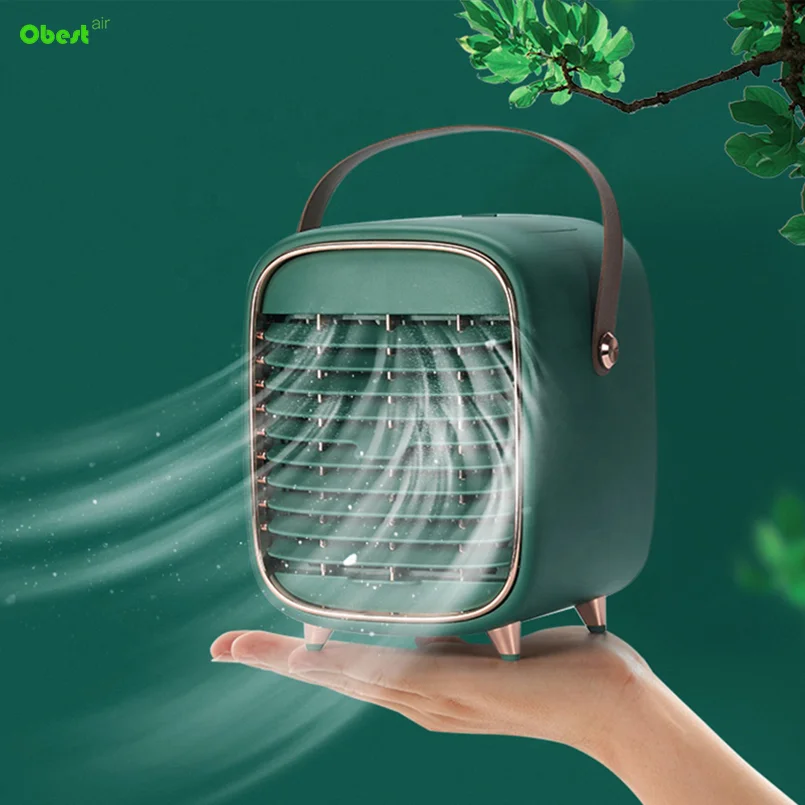 2021 New Arrival Portable Air Conditioner Fan,USB Rechargeable Personal Mini Desktop air cooler Humidifier Purifier