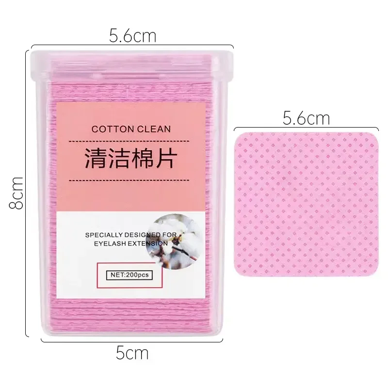 Wholesale Lash Glue Cleanser Pad Glue Removal Pads Makeup Eyelash Extension Pads