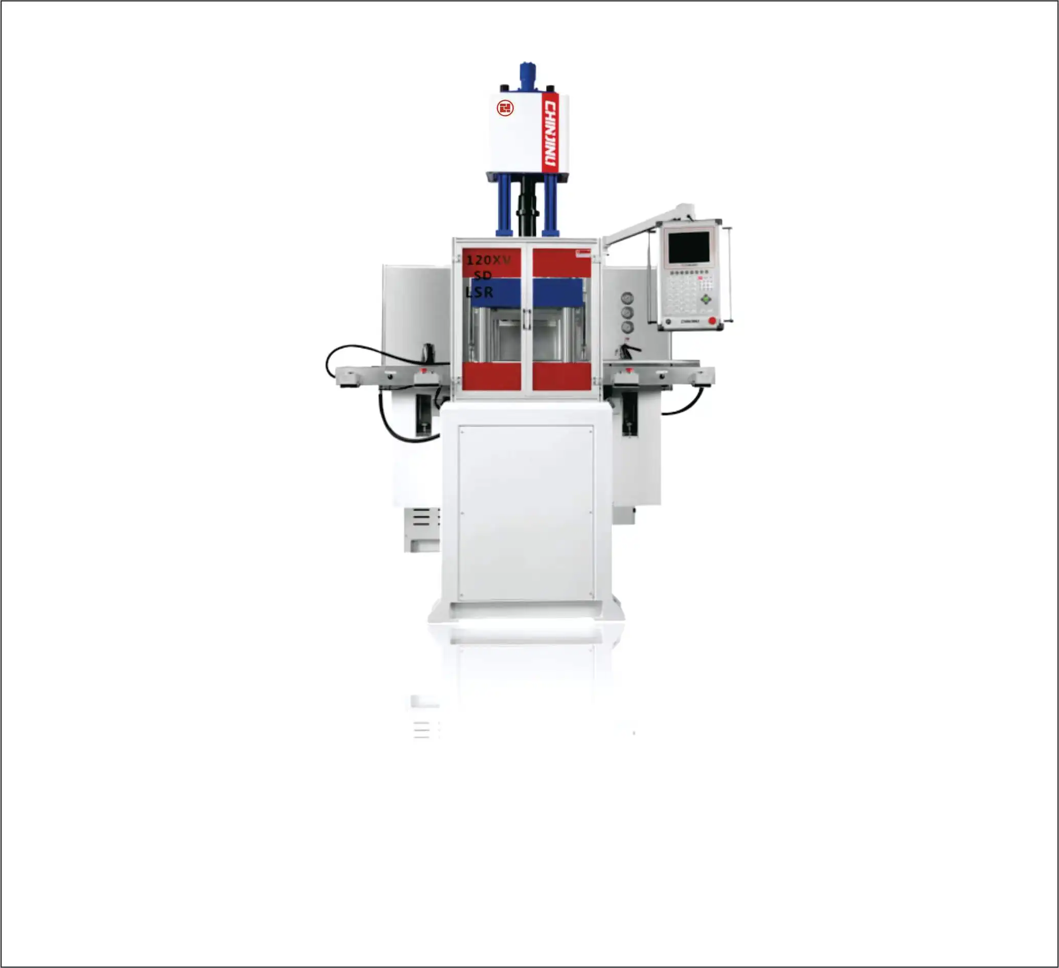 CHINJINLI LSR Liquid Silicone Gel Product Making Machine LSR Vertical Injection Baby Nipple Molding Machine