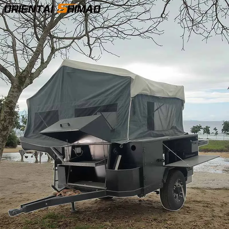 luxury house trailers camping Australian Standard RV Camper Travel Trailer off Road Caravan