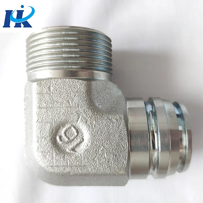 
Hot selling High quality 1D9 Metric Thread Bite Type Tube fitting 90 Elbow Fittings Hydraulic fittings excavator pipe 
