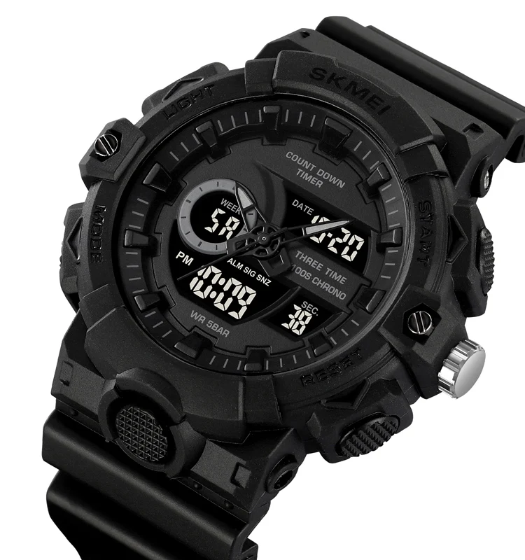 SKMEI 2225 DIGITAL WATCH NEW POPULAR SPORT STYLE LIGHT WEIGHT DUAL TIME WATCH