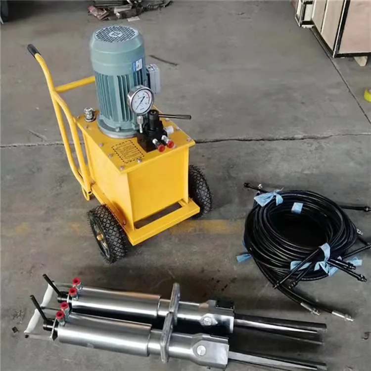 Electric Hydraulic Rock Splitter Concrete Stone Splitting Machine for sale