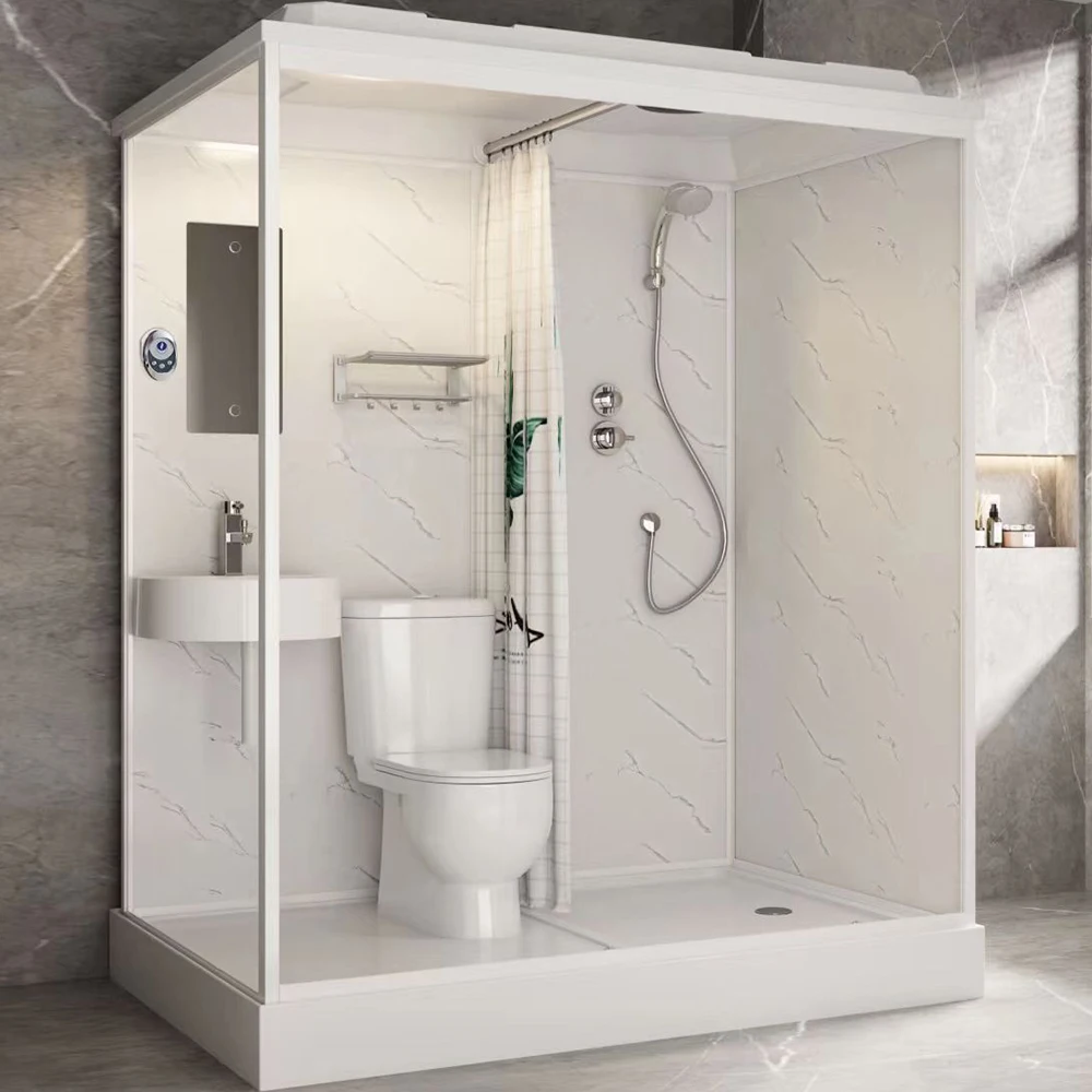 all in one toilet prefab bathroom shower cabin prefab bathroom boat prefab modular bathroom for container home