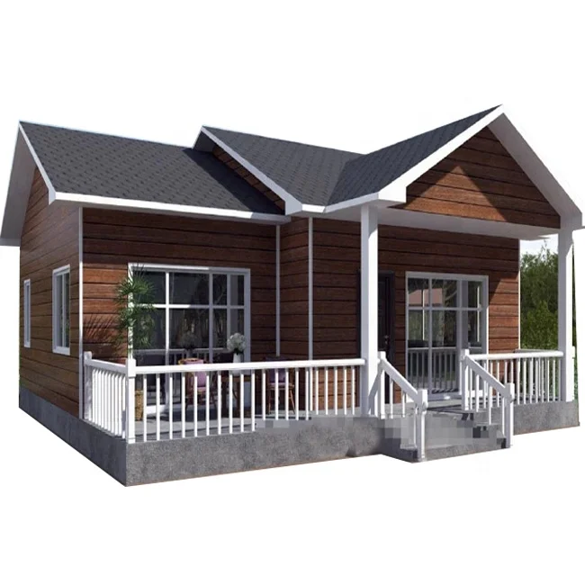 modern portable modular tiny Luxury wooden Light Steel Modular log Prefab house Villa home suppliers