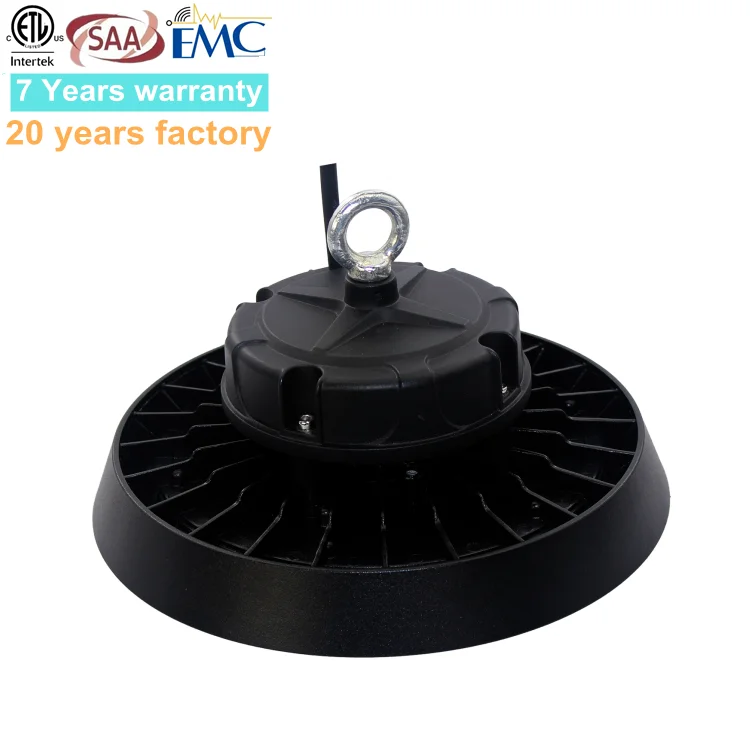 ETL DLC SAA CB dimming warehouse led light waterproof 120-347v high volt 150w 200 high bay led lamp 150lm/w 180lm/w 3cct 3power