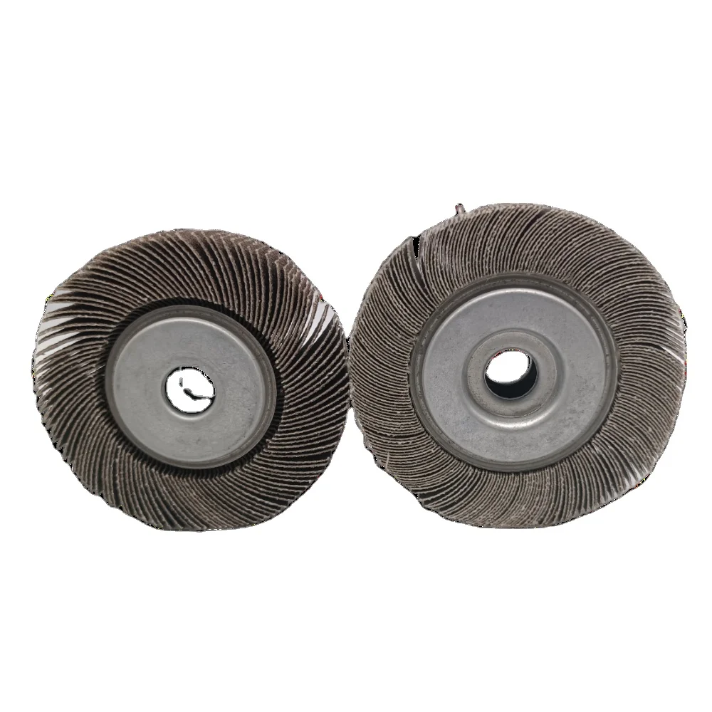 Silicon carbide Emery abrasive polishing stainless steel metal m14 thread flap wheel abrasive flap disc made of sand paper