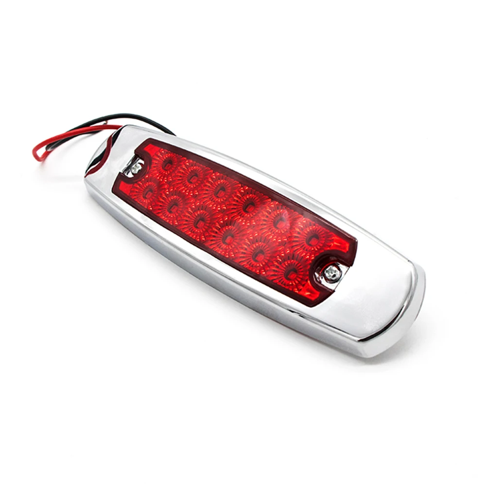 12V 24V Truck Side Marker light,10-30V 12 LED High Brightness Truck Side Light