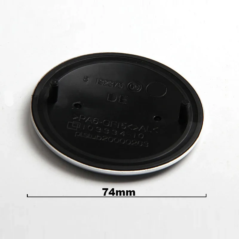 82mm blue Black Bonnet Hood Front 74mm Rear Trunk Logo Emblem Badge For Bmw E46 E60 E90 E39 E36 E30 F10 F30