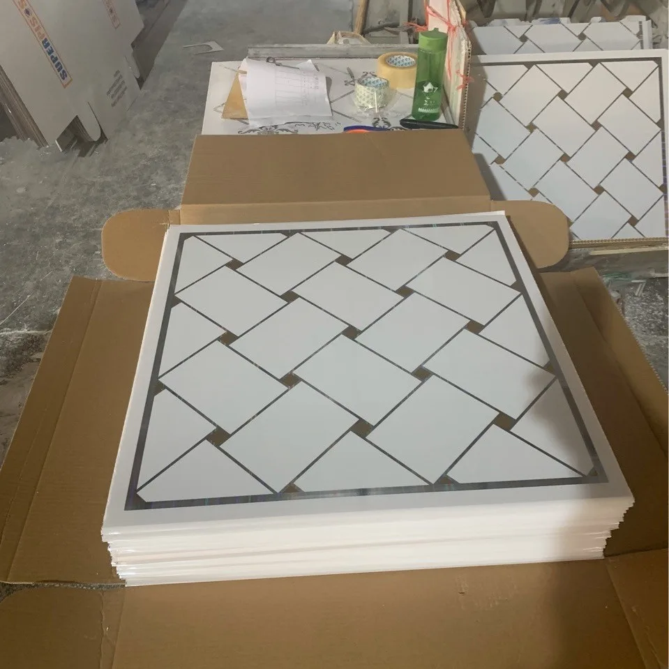 Faux Waterproof Artistic Decorative PVC Laminated Film Wood Wall Panel ceiling PVC Panel Bedroom PVC Ceiling